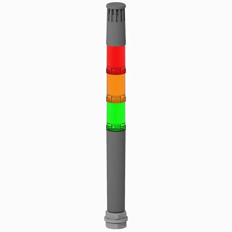 Rockwell Automation / Allen-Bradley 855D-T00SC20G24Y3L5L4P1 – Preassembled Stack Light 30 mm Stack Lig — photo 1 of 2