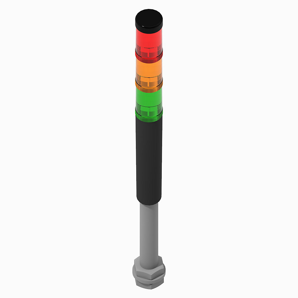 Allen-Bradley 855D-T10SC20B24Y3L5L4 – Preassembled Stack Light 30 mm Stack Lig Allen-Bradley 855D-T10SC20B24Y3L5L4 – Preassembled Stack Light 30 mm Stack Lig