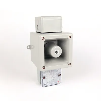 Rockwell Automation / Allen-Bradley 855H-RC45E4 – 90-260V AC Frame E Rec Horn Red Beacon