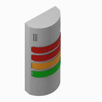 Rockwell Automation / Allen-Bradley 855W-G24Y3Y5Y4Y4 – 855W 24V AC/DC Wall Mount Signal Light
