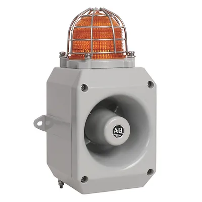 Rockwell Automation / Allen-Bradley 855XM-CGMD24DA5 – 24V DC Hazloc Metal Horn and Beacon