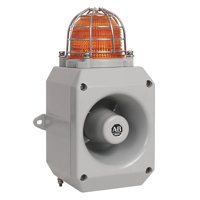 Rockwell Automation / Allen-Bradley 855XM-CGMD24DA5 – 24V DC Hazloc Metal Horn and Beacon