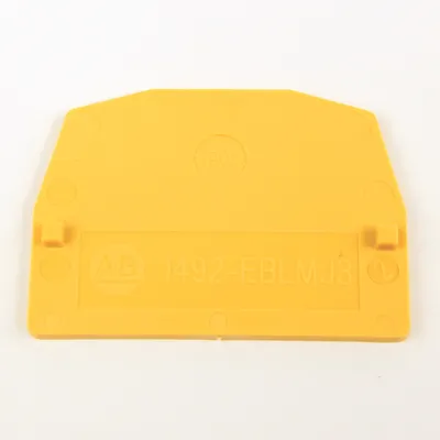 1492-EBLMJ3-Y IEC End Barrier, 1.5 x 24.65 x 35mm