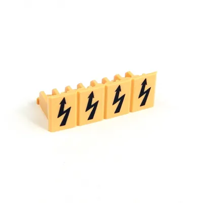 1492-EWPL6 IEC Term Blck 6 mm Warning Plate
