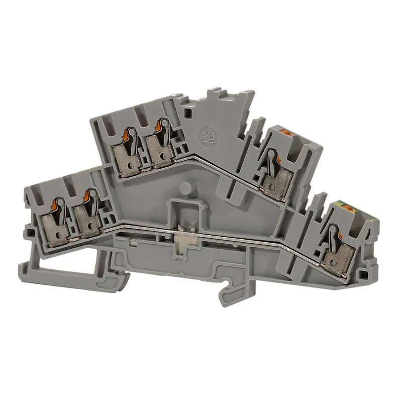 1492-PDG3T IEC Feed-Through Push-in Terminal Block