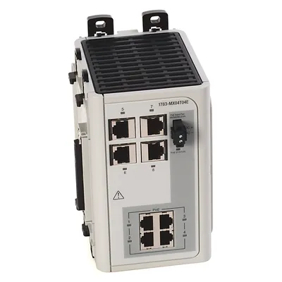 Allen-Bradley 1783-MX04T04E – Stratix 8000 4+4 Port PoE Exp. Module Allen-Bradley 1783-MX04T04E – Stratix 8000 4+4 Port PoE Exp. Module