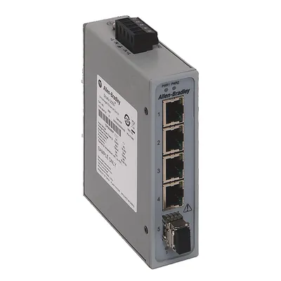 Allen-Bradley 1783-US4T1F – Stratix 2000 4T+1F Port Unmanaged Switch Allen-Bradley 1783-US4T1F – Stratix 2000 4T+1F Port Unmanaged Switch