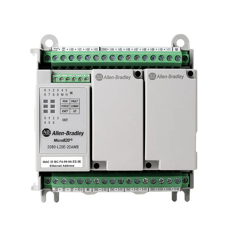 2080-L20E-20AWB Micro820 20 I/O ENet/IP Controller
