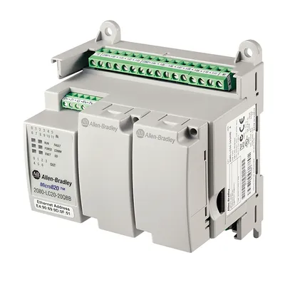 2080-L20E-20QBBK Micro820 20 I/O ENet/IP Controller CC