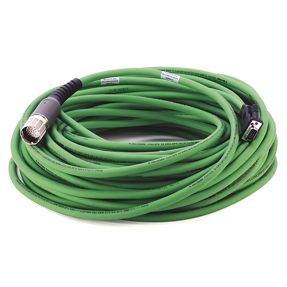Allen-Bradley 2090-CFBM7DD-CEAA30 – MP-Series 30m Servo Feedback Cable Allen-Bradley 2090-CFBM7DD-CEAA30 – MP-Series 30m Servo Feedback Cable