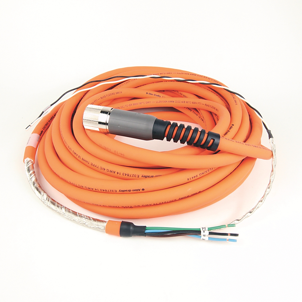 Allen-Bradley 2090-CPBM7DF-14AF04 – MP-Series 4 m Length Pwr and Brake Cable Allen-Bradley 2090-CPBM7DF-14AF04 – MP-Series 4 m Length Pwr and Brake Cable