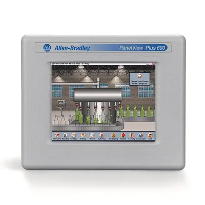 2711P-T6M5D8 PanelView Plus 6 6 Gray Touch DC RS232