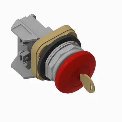 800T-E2437M6D2 30 mm Cyl Lock Push-Button 800T PB