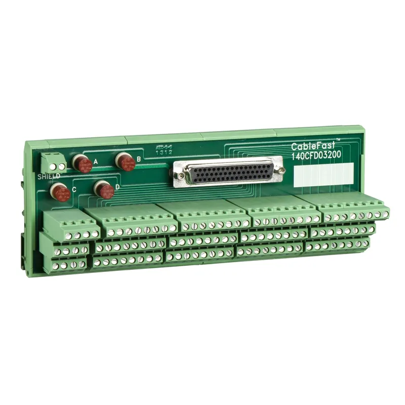 CableFast terminal block with fuse - 1 female connector SUB-D50