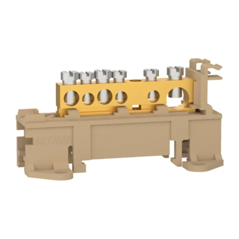 Terminal block - 125 A - 6 holes