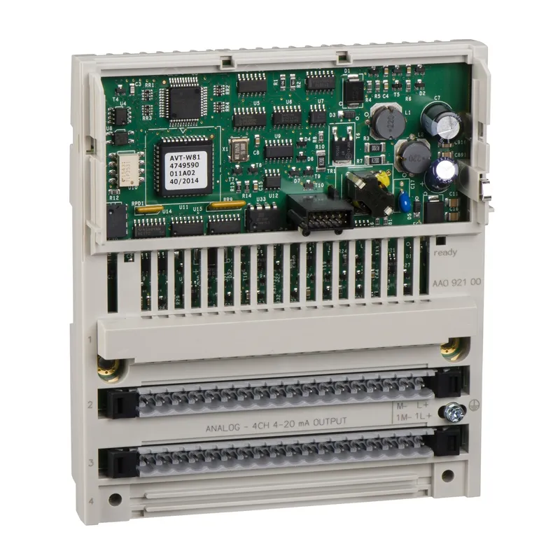 distributed analog output Modicon Momentum - Conformal coating - 4 O - 4..20 mA