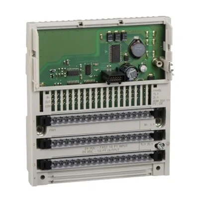 discrete I/O module Modicon Momentum - 16I / 8O solid state