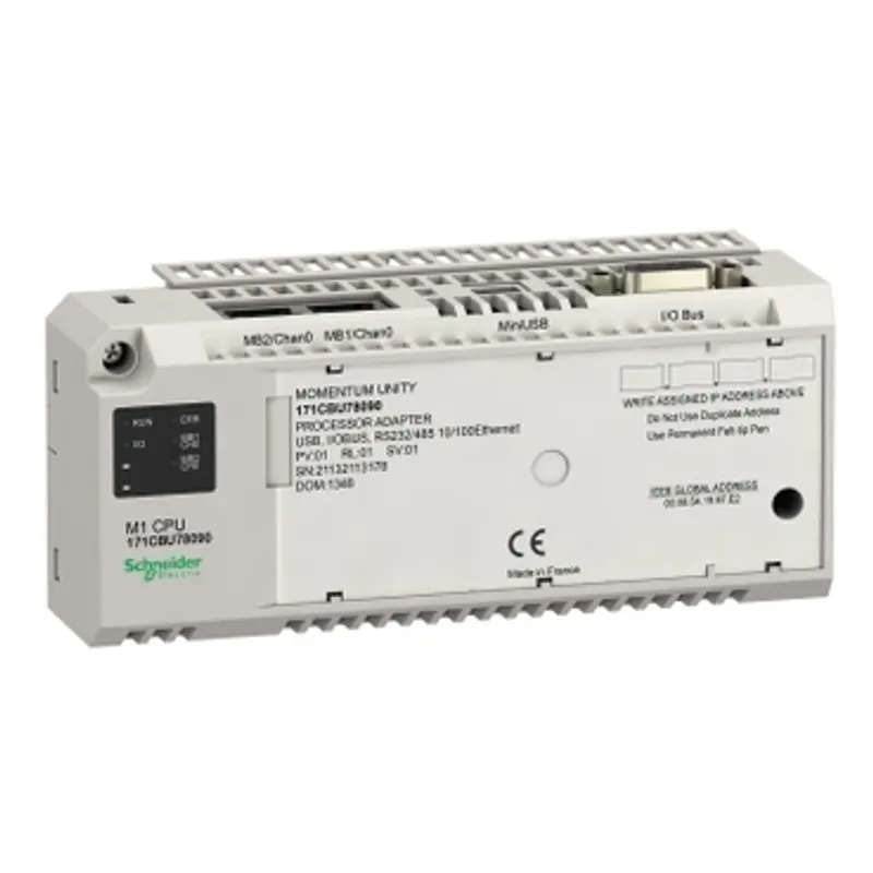 Unity M1 processor - RS232/485 - USB - I/O bus