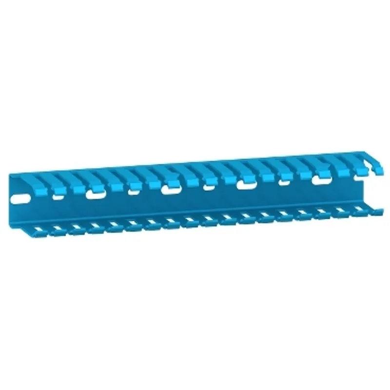 Cable duct - 55 x 60 mm - without cover - blue
