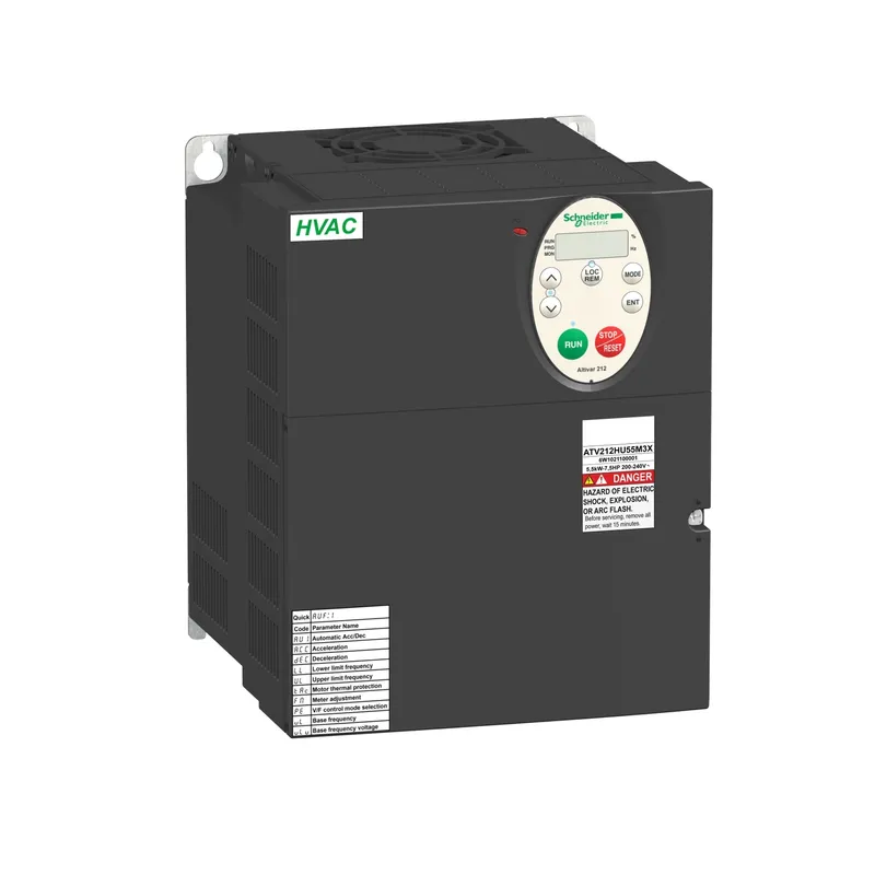 variable speed drive ATV212 - 7.5kW - 10hp - 240V - 3ph - wo EMC - IP21