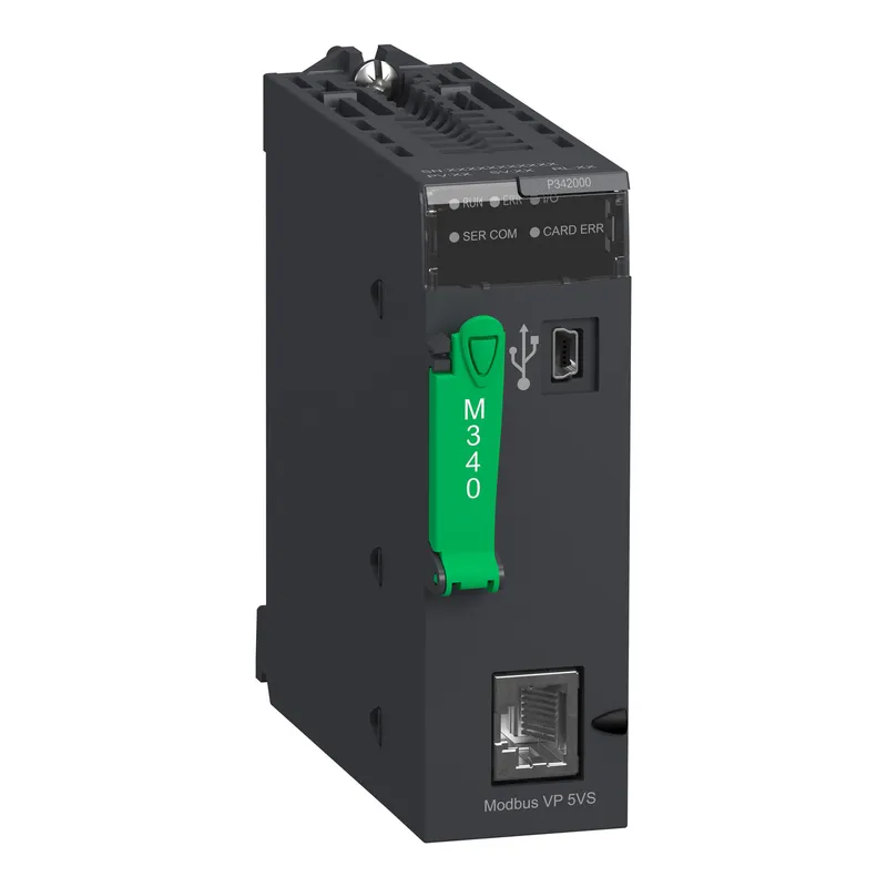 processor module M340 - max 1024 discrete + 256 analog I/O - Modbus