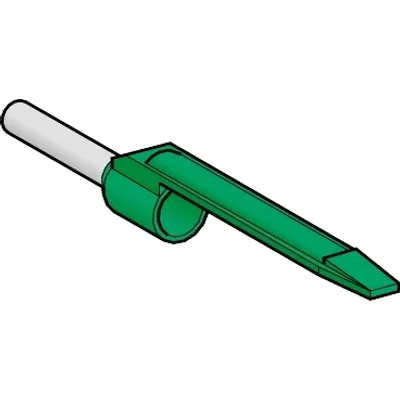 Cable end, Linergy TR cable ends, Single conductor, green, 0.34mmÂ², medium size, markable, 10 sets of 100