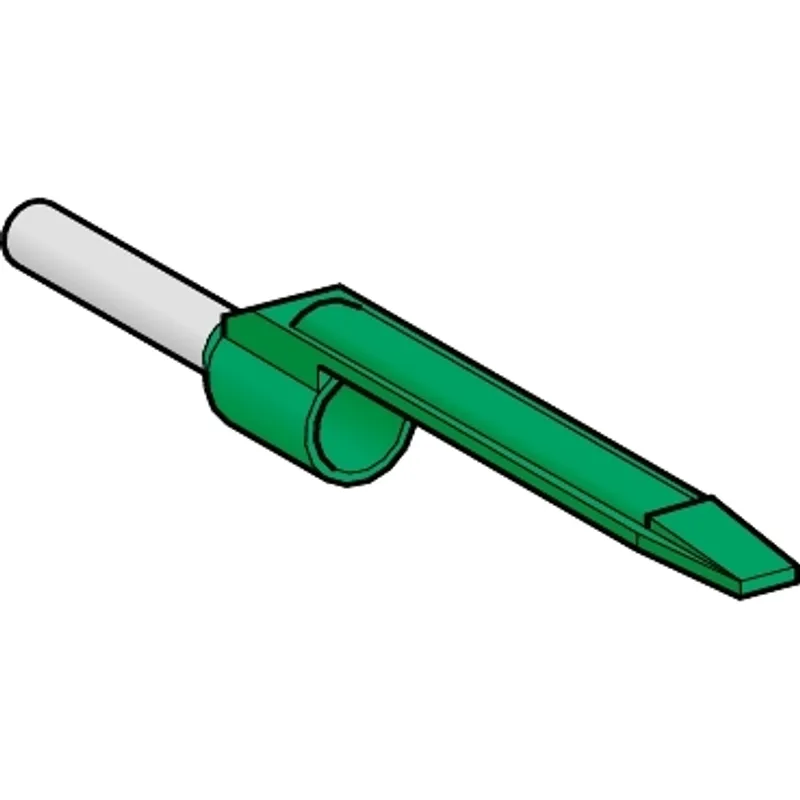 Cable end, Linergy TR cable ends, Single conductor, green, 0.34mmÂ², medium size, markable, 10 sets of 100