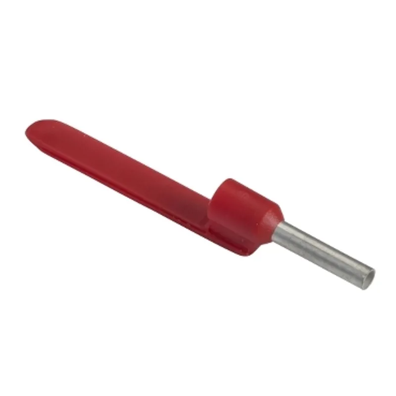 Cable end, Linergy TR cable ends, Single conductor, red, 1mmÂ², medium size, markable, 10 sets of 100