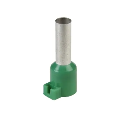 Cable end, Linergy TR cable ends, Single conductor, Green, 6mmÂ², medium size, 10 sets of 100