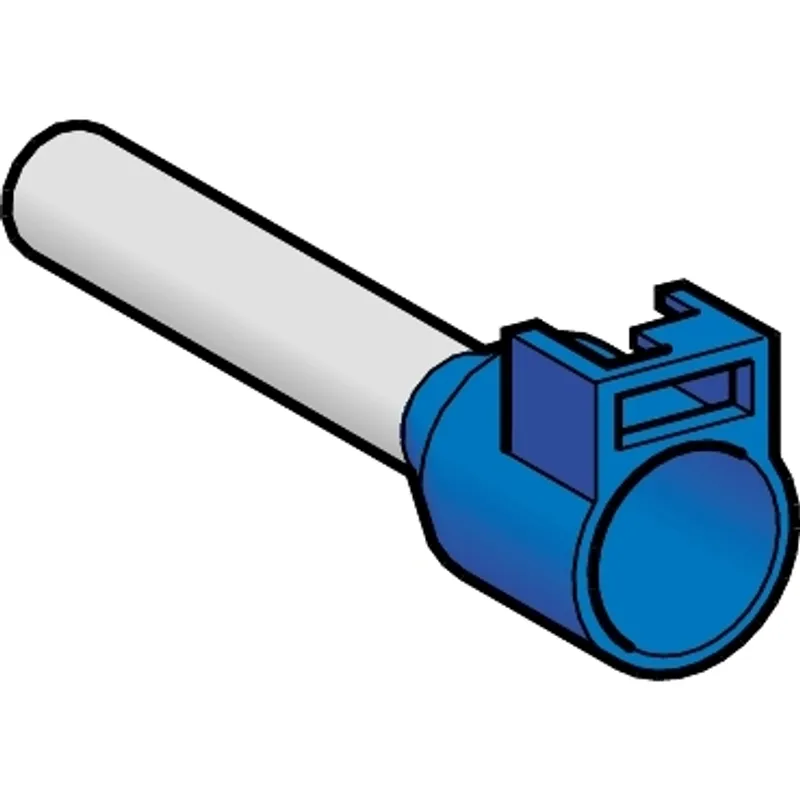 Cable end, Linergy TR cable ends, single conductor, blue, 16mmÂ², for insulated cable, medium size, 10 sets of 100