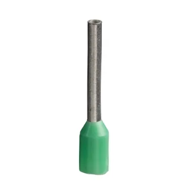 Cable ends, Linergy TR cable ends, single conductor, green, 0.34mmÂ², medium size, 10 sets of 100