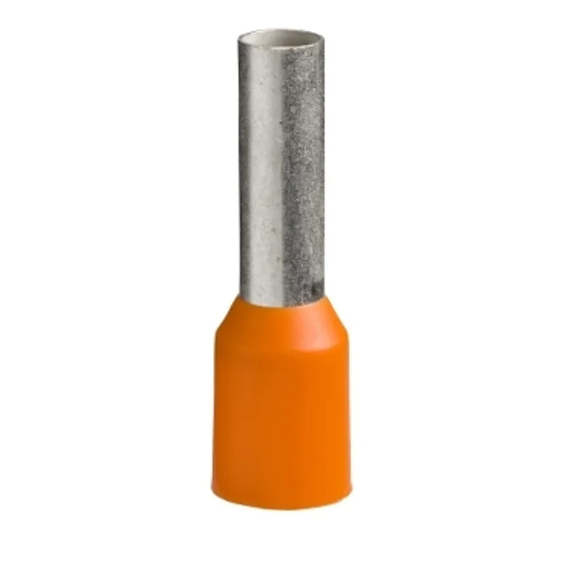 Cable ends, Linergy TR cable ends, single conductor, grey, 4mmÂ², medium size, 10 sets of 100