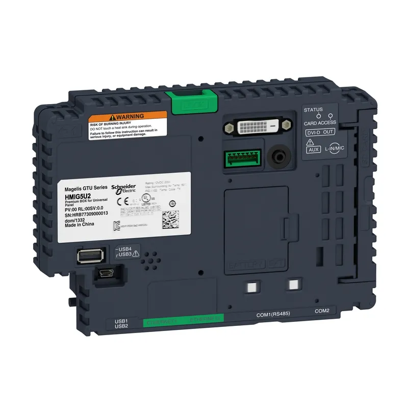 Base unit, Harmony GTU, Open BOX for Univ Panel, EcoStruxure Machine SCADA Expert v8.1+SP2 pre installed