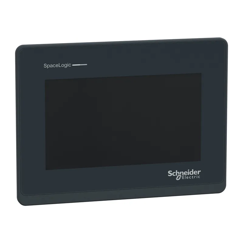SpaceLogic Operator Display, 7” HMI for monitoring plant and zone controllers, BACnet /IP, panel-mounted in equipment room