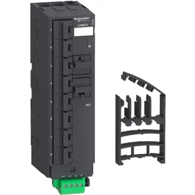 Modbus hub, TeSys Ultra, 10 RJ45 and 1 screw terminal block