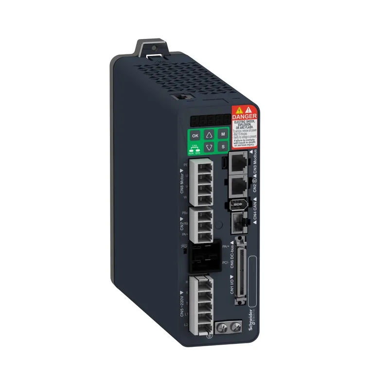 motion servo drive, Lexium 28, sercos, single and three phase 200...230 V, 2 kW