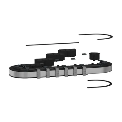 set of hard stops, Lexium MC12 multi carrier, 1 set