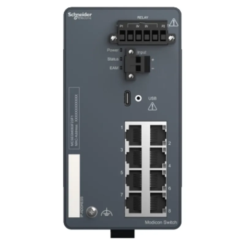 Modicon Extended Managed Switch, 8 ports for copper — photo 7 of 7