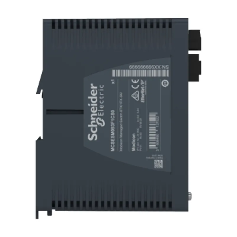 Modicon Managed Switch - 8 ports for copper + 1 port for fiber optic single-mode — photo 5 of 7