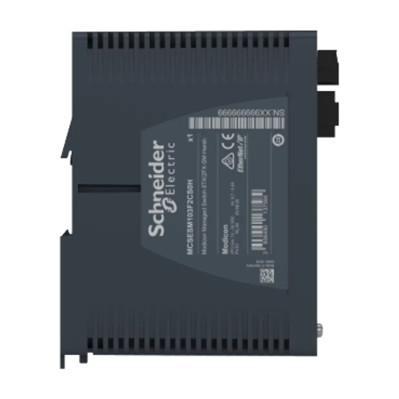 Modicon Managed Switch - 8 ports for copper + 2 ports for fiber optic single-mode - Harsh — photo 5 of 7