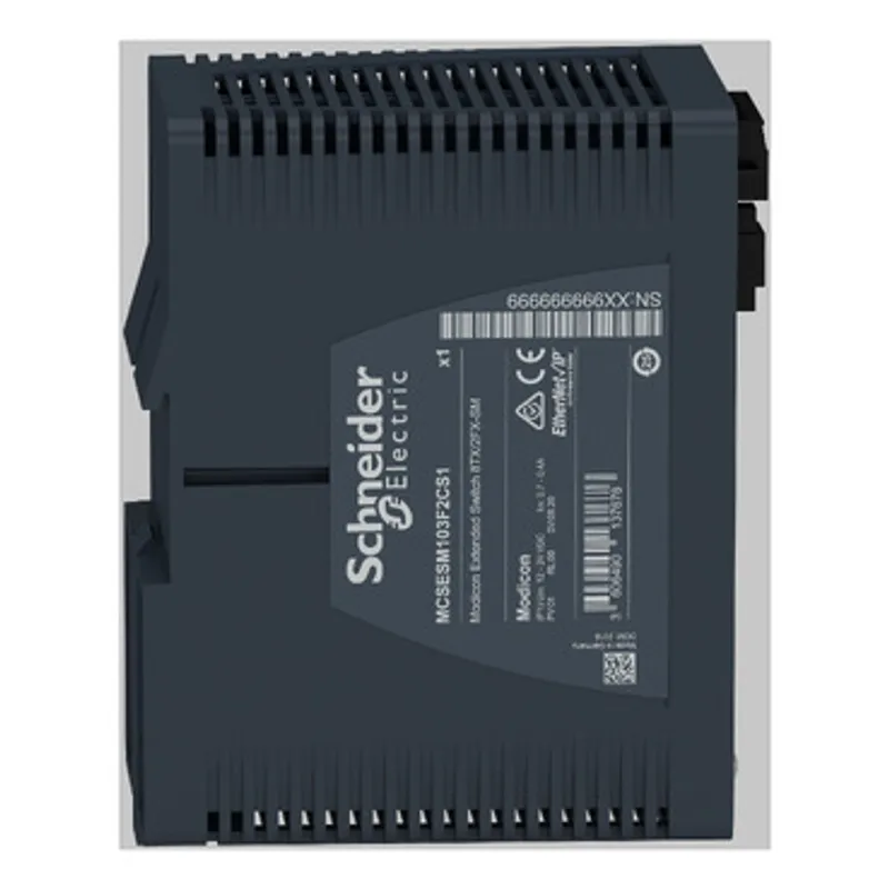 Modicon Extended Managed Switch - 8 ports for copper + 2 ports for fiber optic single-mode — photo 3 of 7