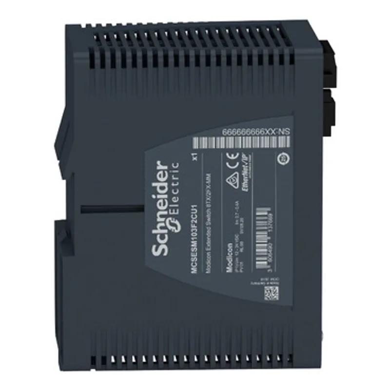 Modicon Extended Managed Switch - 8 ports for copper + 2 ports for fiber optic multimode — photo 3 of 7