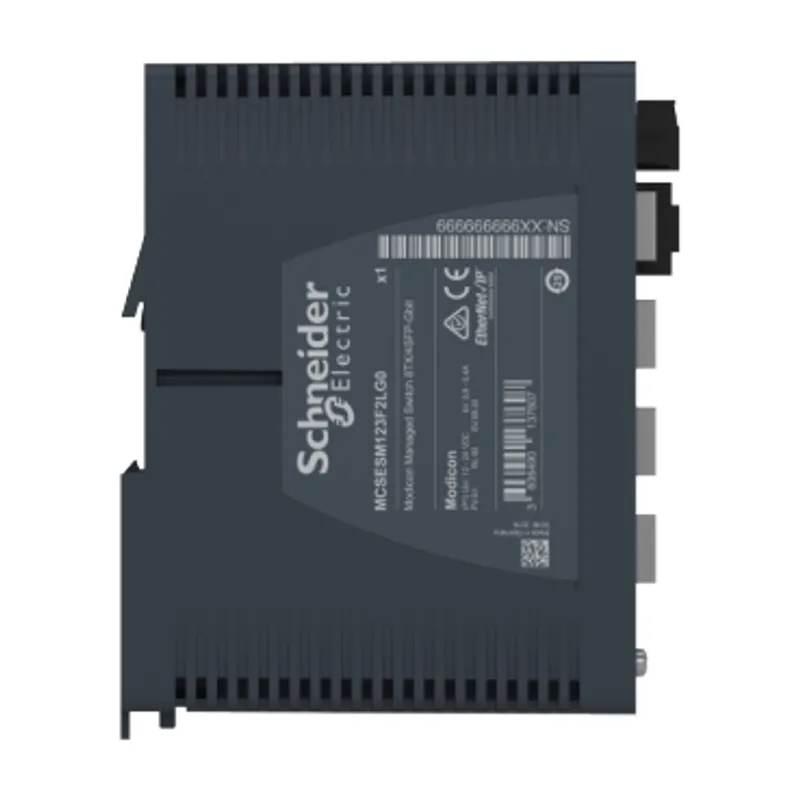 network switch, Modicon Networking, managed, 8 ports for copper with 4Gigabit SFP — photo 3 of 7