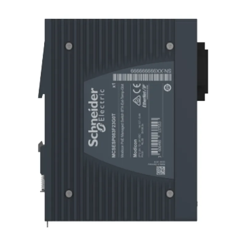 Modicon PoE (Power over Ethernet) Managed Switch - 8 Gigabit ports for copper - extended temperature — photo 6 of 7