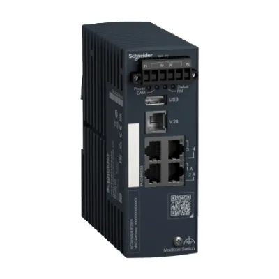 Redundancy Switch, Modicon Networking, 4 ports for copper