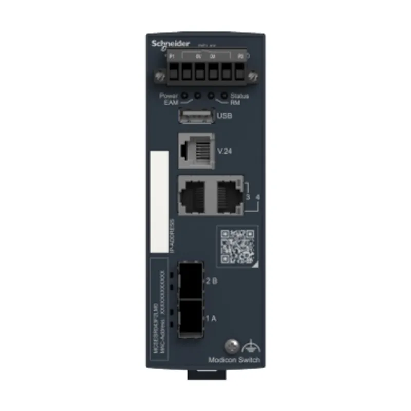 Redundancy Switch, Modicon Networking, 2 ports for copper, 2 SFP ports — photo 2 of 6