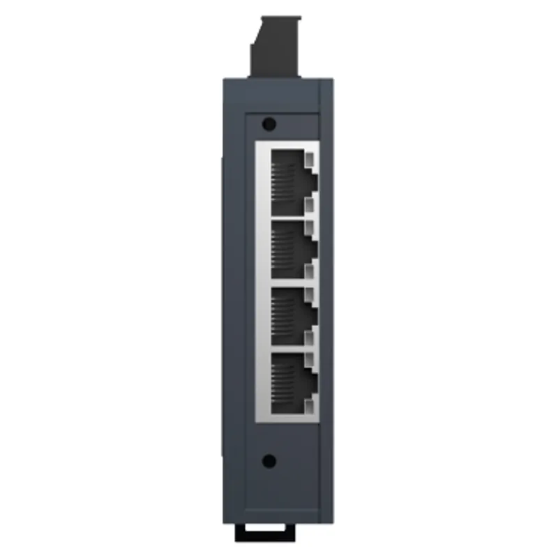 network switch, Modicon networking, standard unmanaged, 4 ports for copper with 1 port for multimode fiber optic — photo 7 of 7