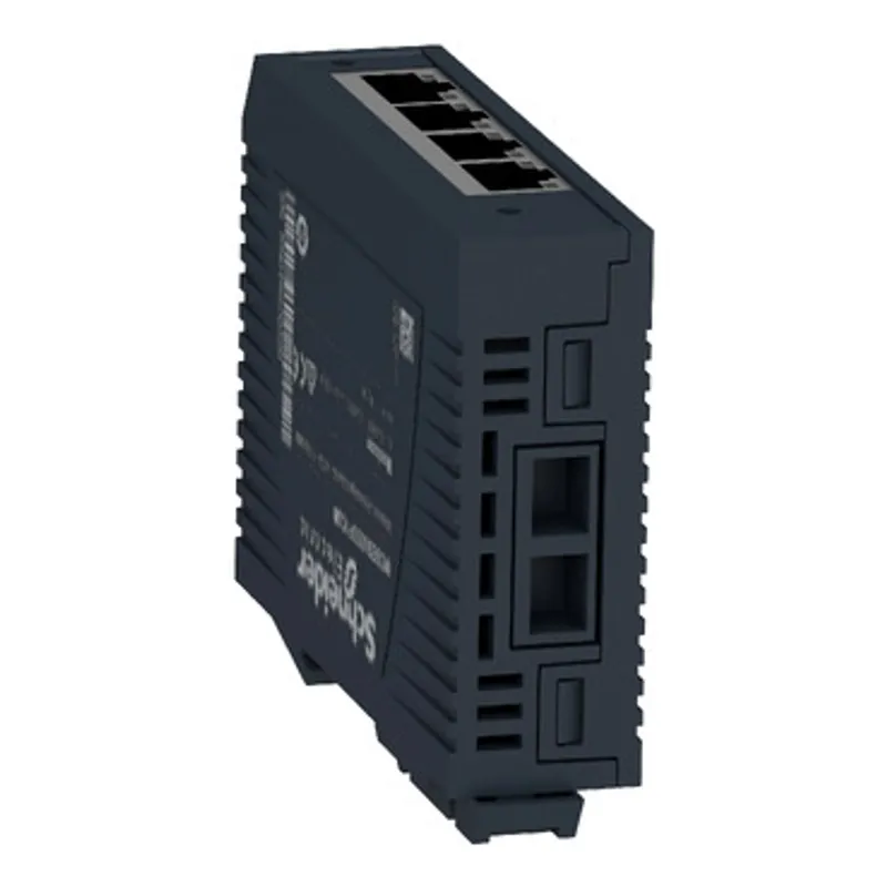 network switch, Modicon networking, standard unmanaged, 4 ports for copper with 1 port for multimode fiber optic — photo 5 of 7