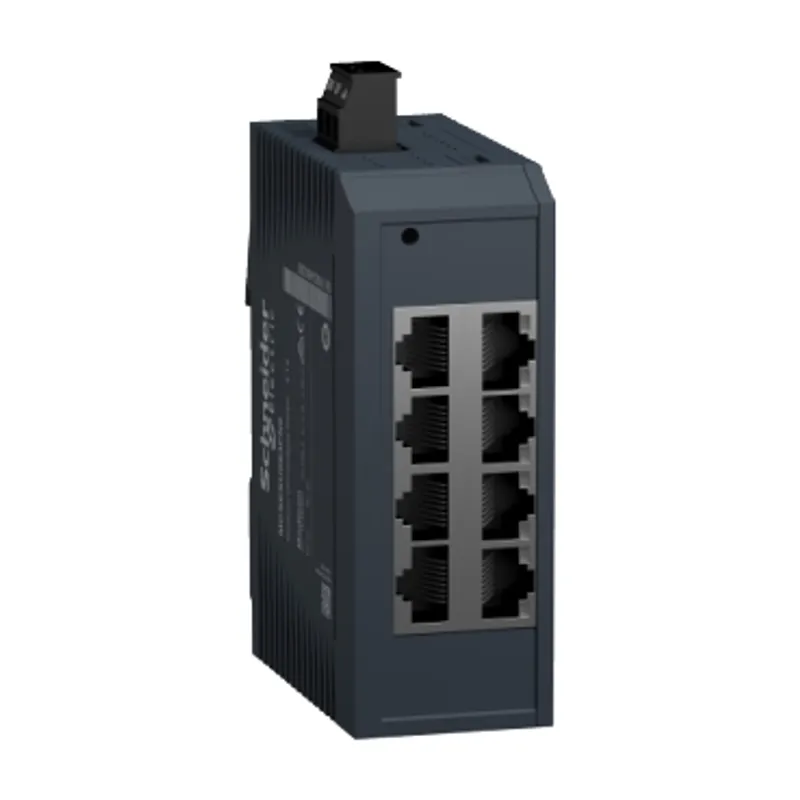 network switch, Modicon Networking, standard unmanaged, 8 ports for copper — photo 1 of 7