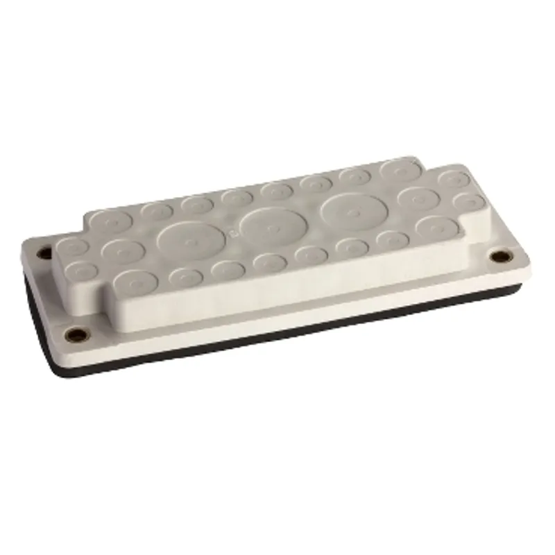Membrane for cable entrance FL21 with 25 entrances 3x30mm + 6x18mm + 16x14mm.